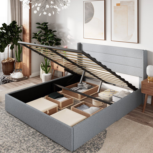 Wayfair Blue Upholstered Beds You'll Love in 2023